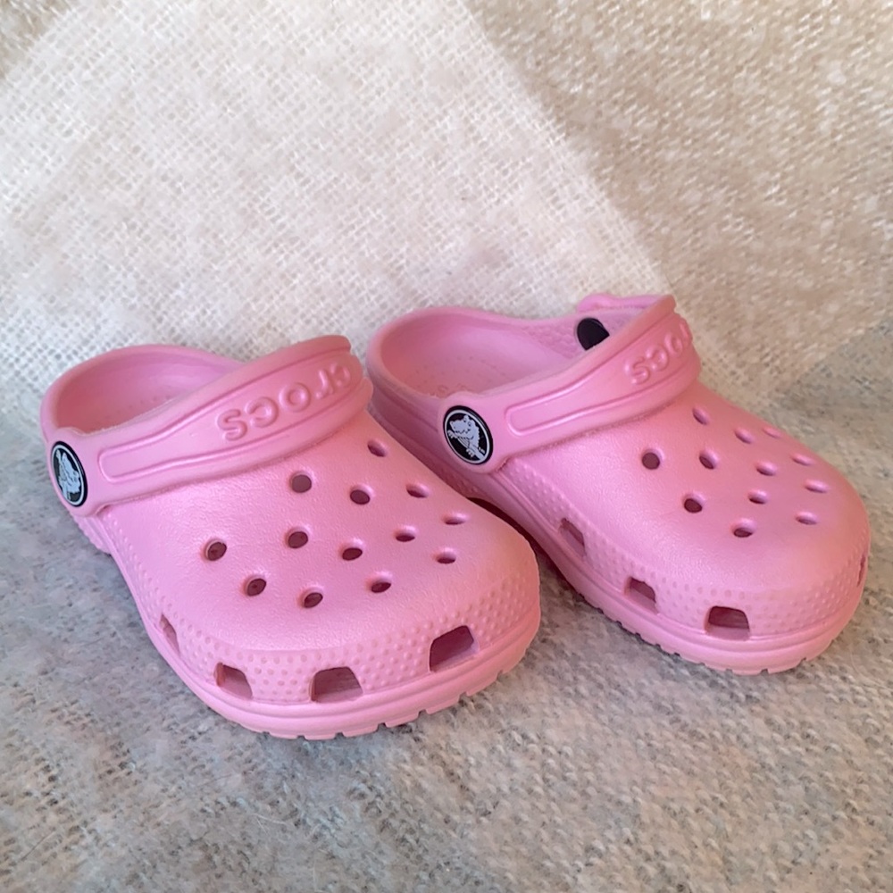 Pink Crocs